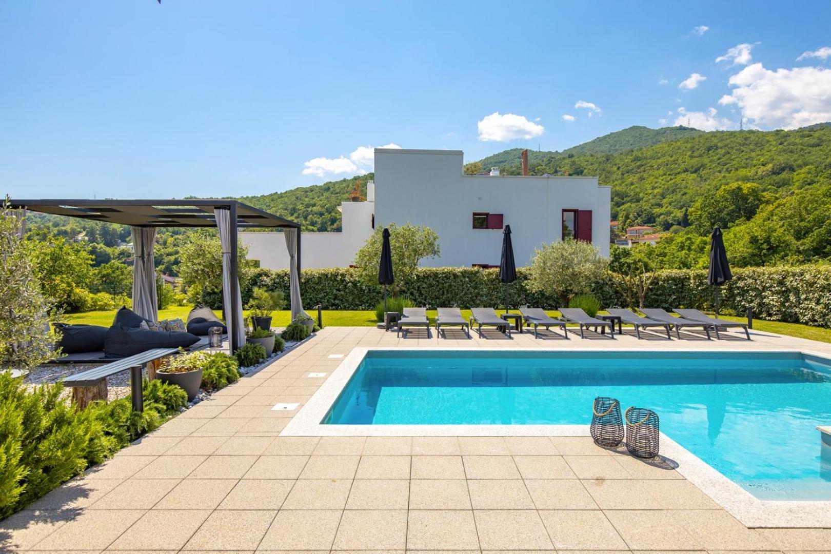 Luxury Villa Susanj Matulji Buitenkant foto