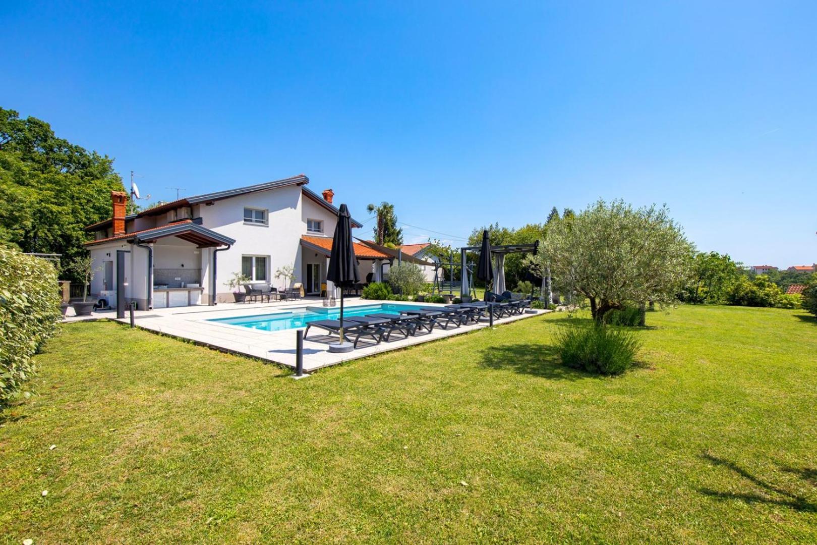 Luxury Villa Susanj Matulji Buitenkant foto